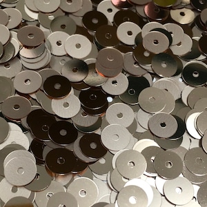 20% RECYCLED PET SEQUINS | 6mm Circles | 5 grams | 800+ Sequins