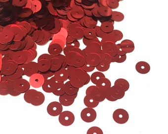 20% RECYCLED PET SEQUINS | 6mm Circles | 5 grams | 800+ Sequins