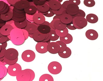 20% RECYCLED PET SEQUINS | 6mm Circles | 5 grams | 800+ Sequins