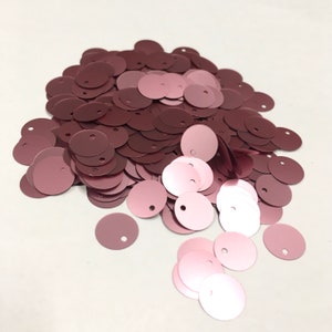 20% RECYCLED PET SEQUINS 10mm Circles 5 grams 275 Sequins image 2