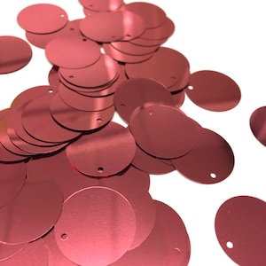 20% RECYCLED PET SEQUINS | 20mm Circles | 5 grams | 70+ Sequins