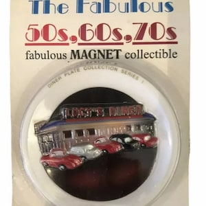 Vintage Arjon 3” Magnet Diner Plate Collection