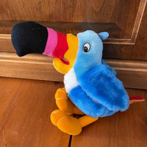 Vintage Kellogg's Company Plush Toucan Sam 1996 Plush Fruit Loops