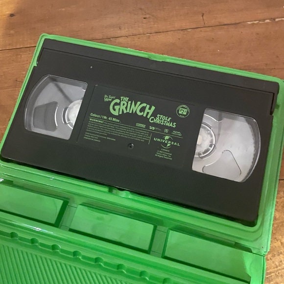 How the Grinch Stole Christmas VHS Movie 2000 Dr Seuss With Etsy