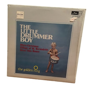 Vintage Christmas LP The Little Drummer Boy Vinyl record Album The Golden Ring