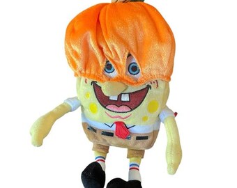 Ty Beanie Baby「スポンジボブ パンプキンマスク」スポンジボブ