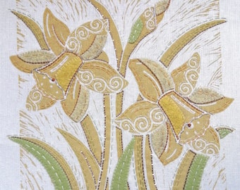 Printed Daffodil Panel Only Kit