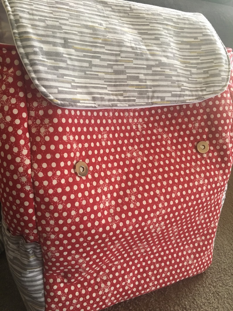 Extra Large School Bag or Overnight Bag Twin Size Nappy Bag. Hands Free Perfect as a Day Care Bag Backpack Style Diaper Bag