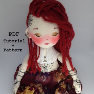 Aromatherapy doll, PDF Tutorial + pattern