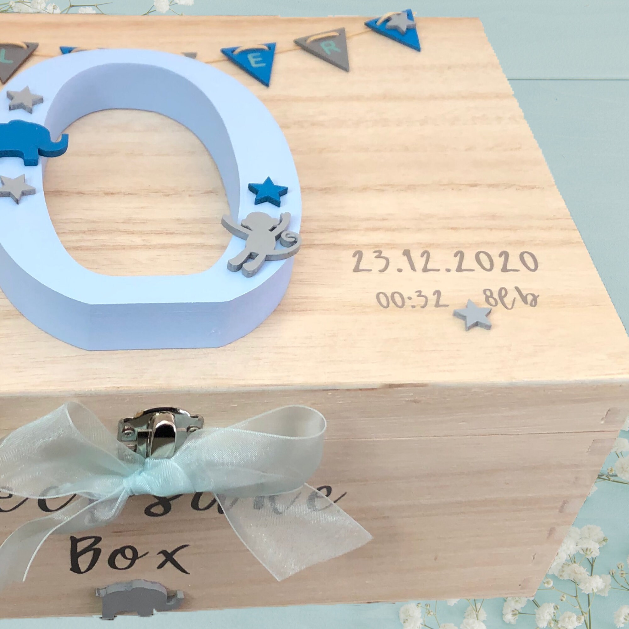 Personalised Baby Keepsake Box New Baby Gift Baby Keepsake Etsy