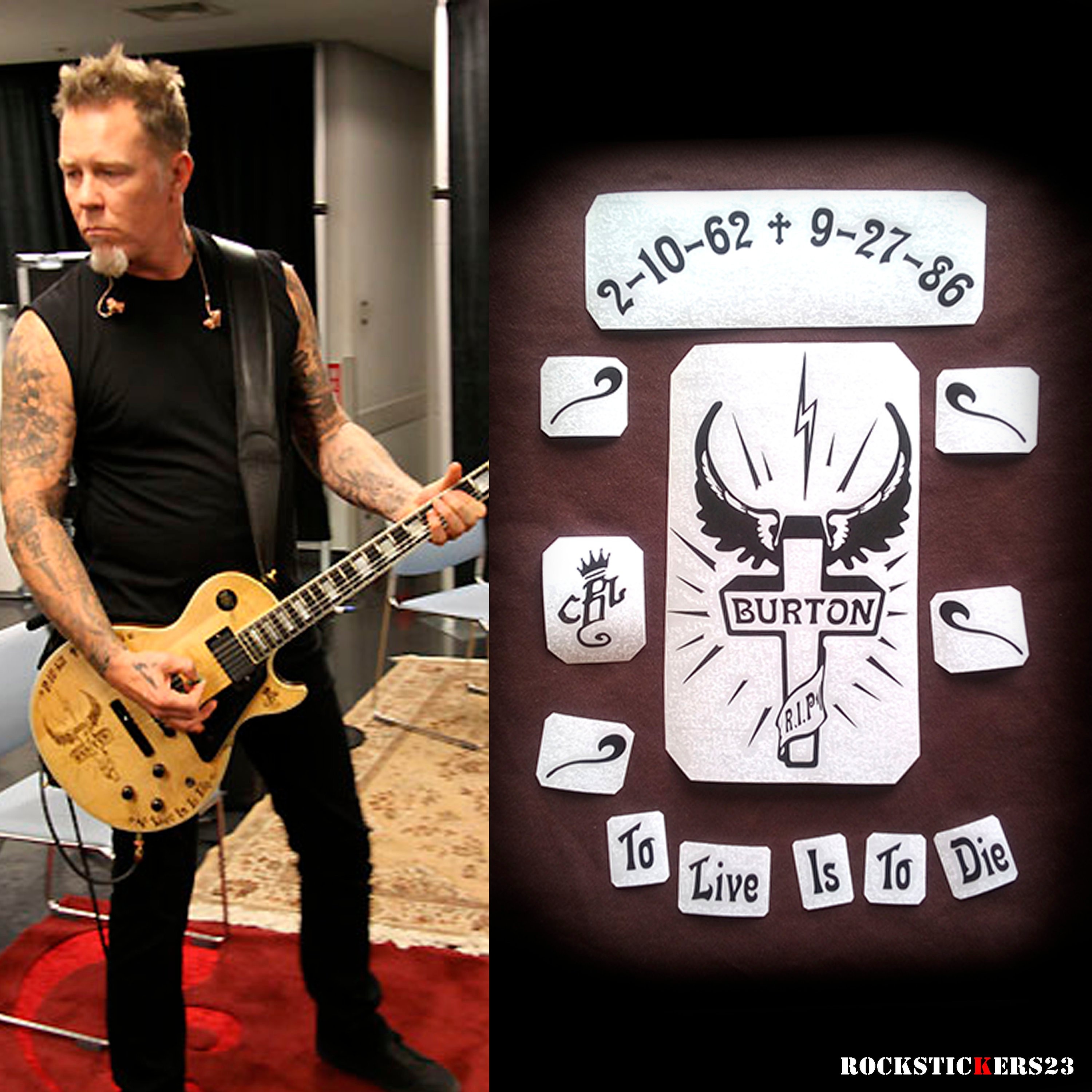 GUITAR GUITARIST wall art vinyl room sticker transfer decal music room gibson