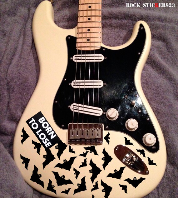 Billy Corgan Guitar Stickers Bat Strat The Smashing Pumpkins Etsy