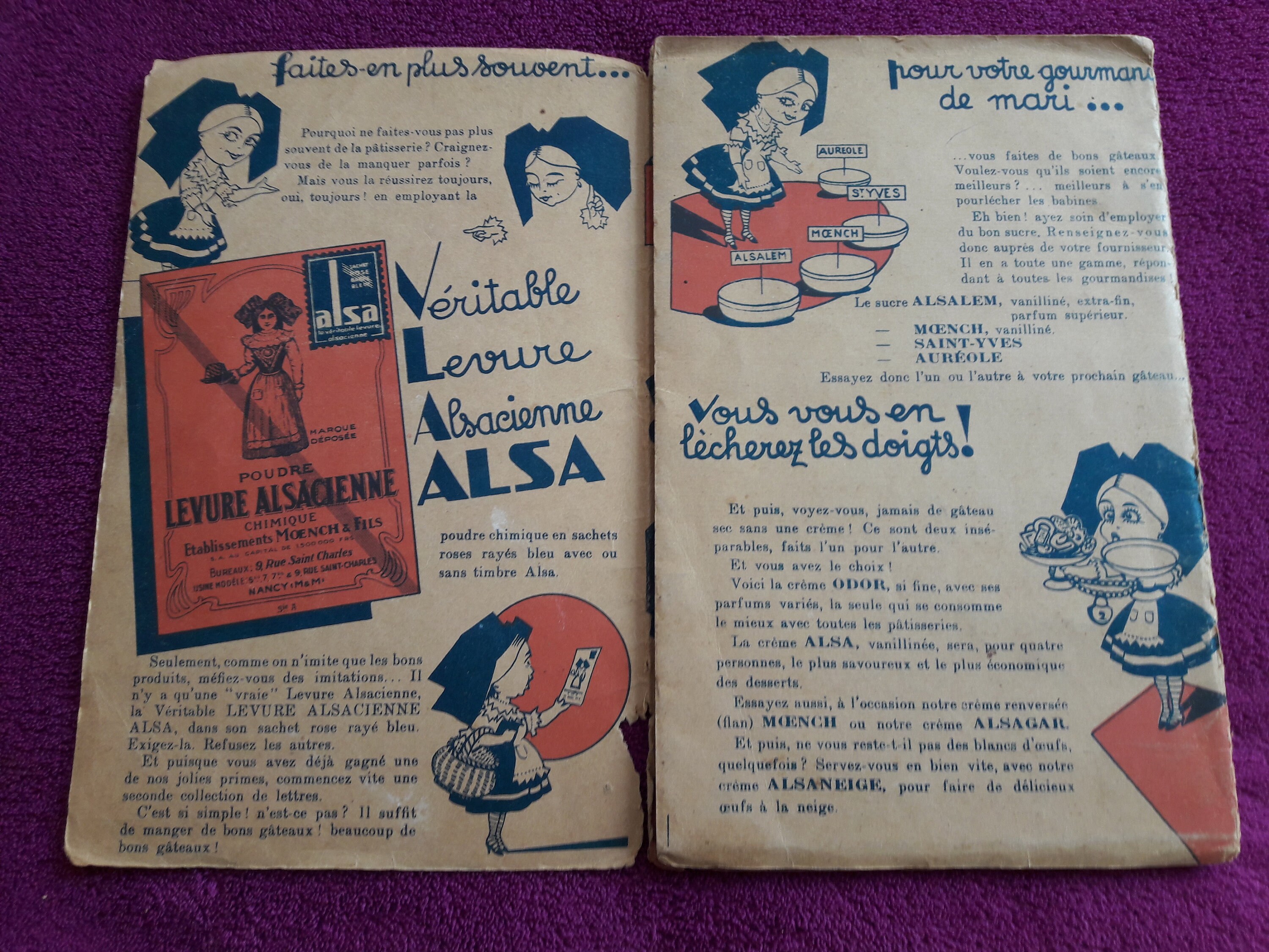 Jeu De L'Oie Publicitaire Ancien - Aviateur ALSA - 1931 - Complet Avec Dés Et Jetons - Collection