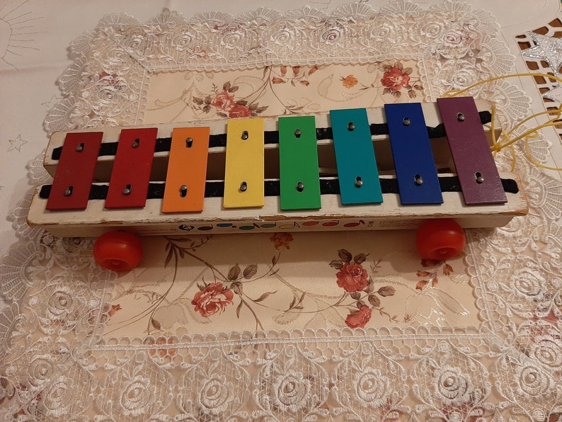 Baby Xylophone, Vintage Fisher Price Toys Xylophone, 1964/1978. Etsy