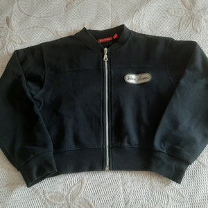 Girls&#39; zip-up vest, girls&#39; zip-up jacket, girls&#39; zip-up vest, children aged 12, vintage from the 2000s.