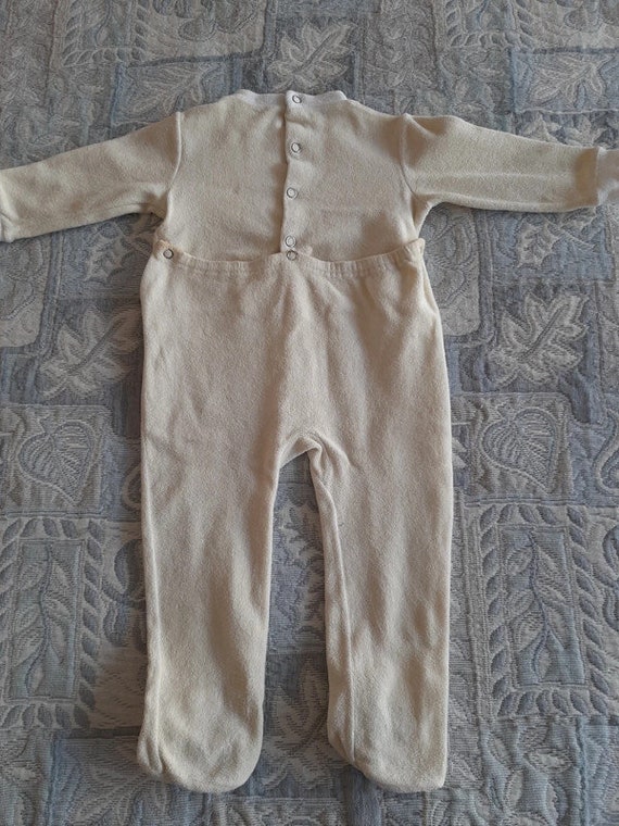 Lot de Pyjamas bebe pyjamas avec pied dors bien babygros bebe 12 mois vintage francais. Etsy France