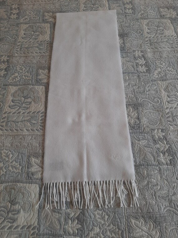 Écharpe Blanche à Franges En Coton Femme - Motif Porcelaine Vintage Bleu Et Blanc - Châle Élégant Et Polyvalent