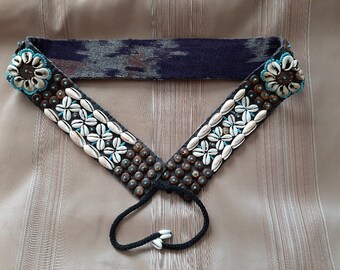 Mother of Pearl Waist Belt – Boho Summer Shell Belt  display picture 1