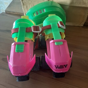 Pattini a rotelle regolabili, pattini a rotelle Vulli per bambini, vintage.