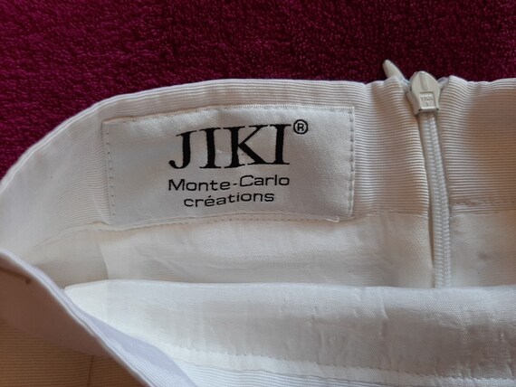 Jiki Monte Carlo mini skirt, white short skirt, w… - image 3