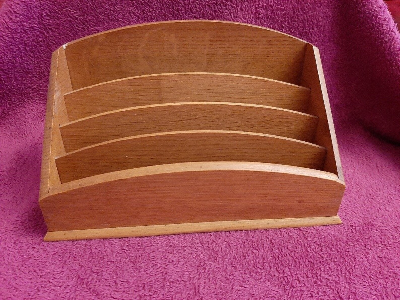 Wooden Mail Sorter Box Wooden Mail Holder Vintage 1950s. Etsy UK