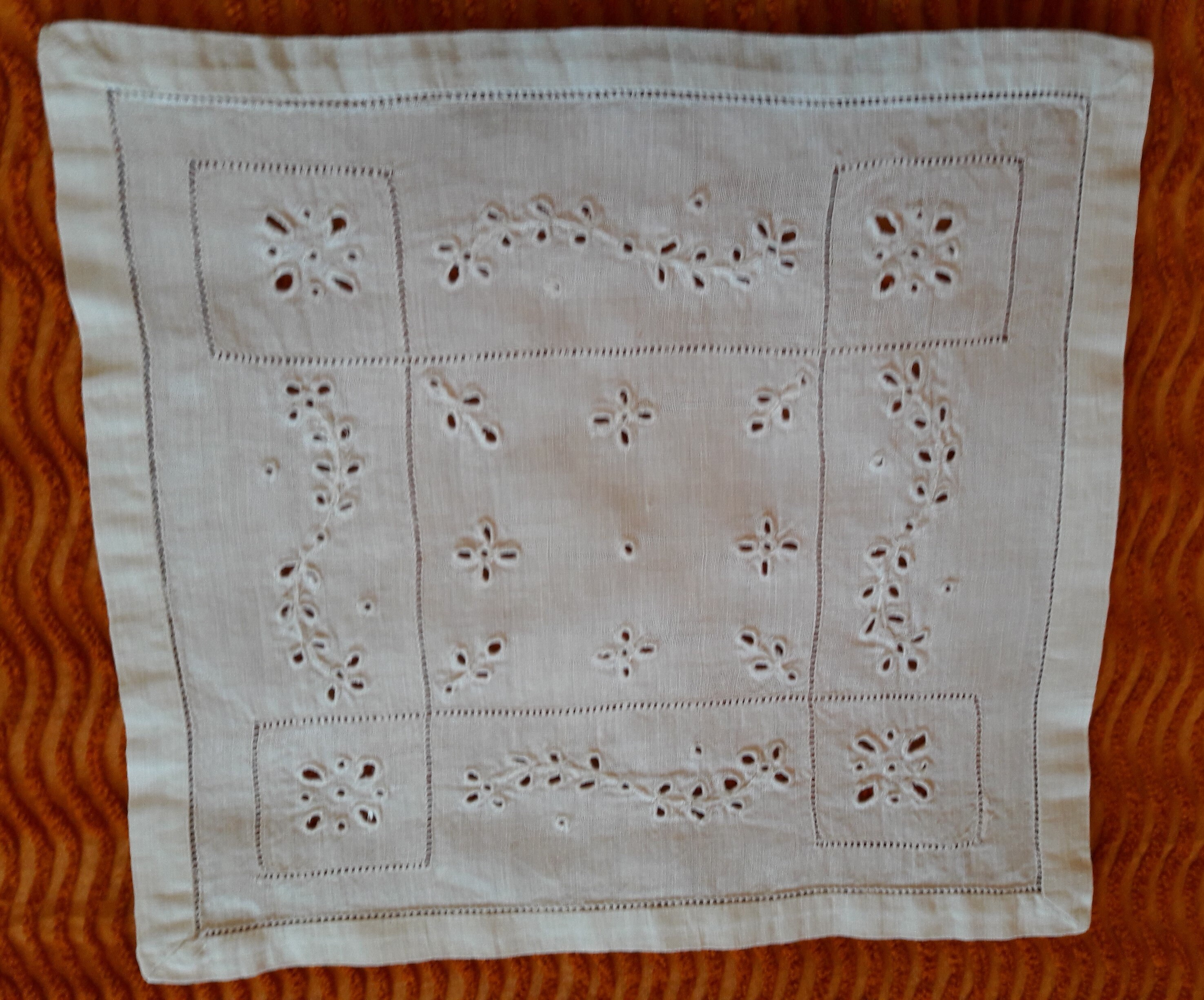 Juego De Manteles Individuales Vintage Bordados A Mano (2 Unidades) - España