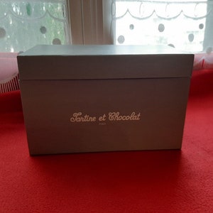 Boite cadeau Tartine et Chocolat, coffret cadeau, emballage cadeau Tartine et Chocolat.