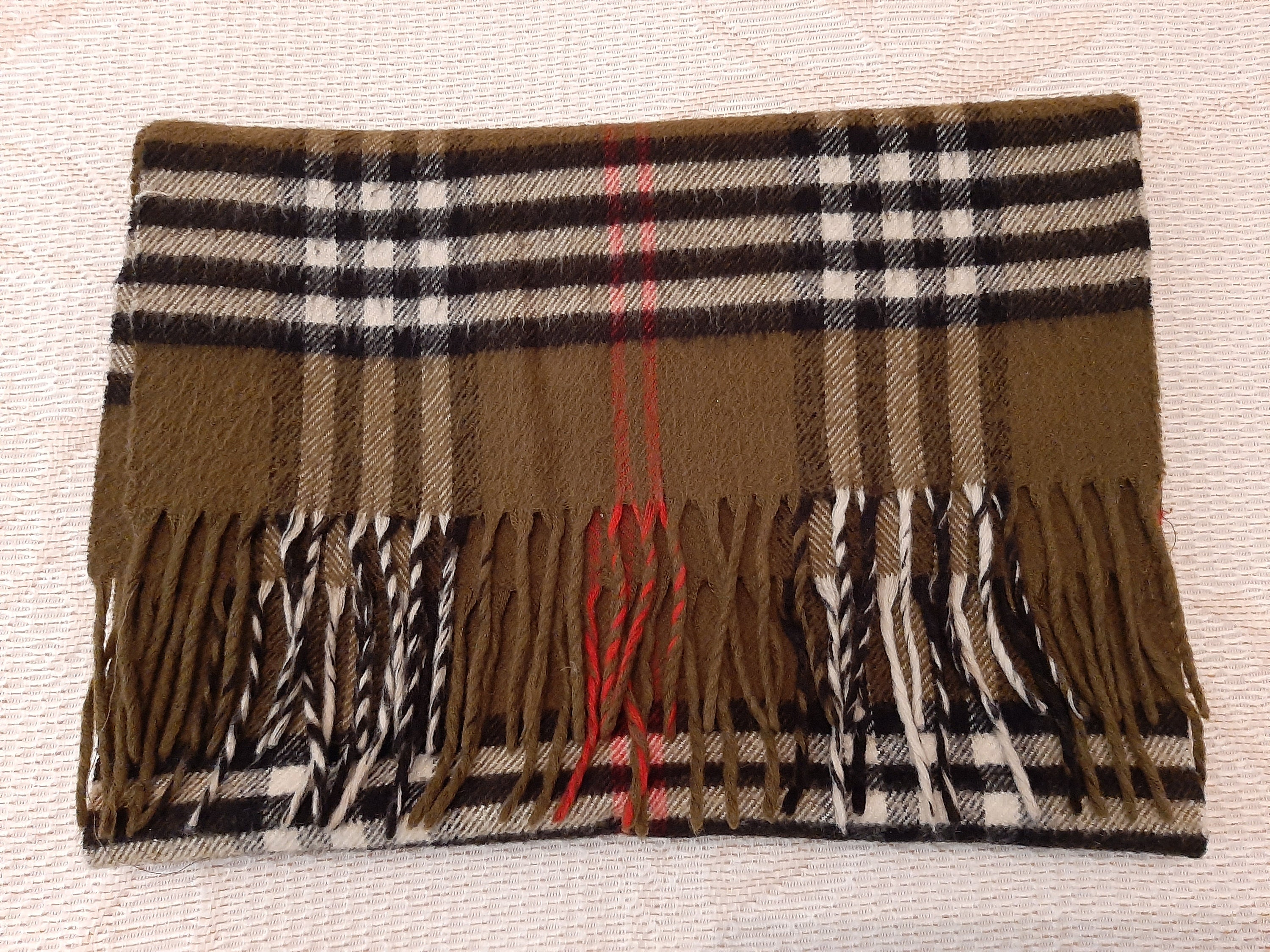 Classic Cashmere Scarf Burberry Pattern Vintage - Etsy
