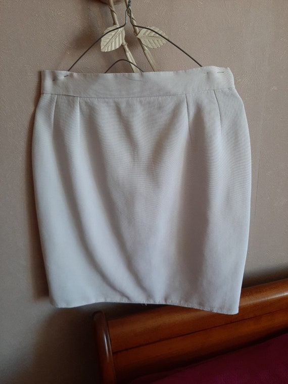 Jiki Monte Carlo mini skirt, white short skirt, w… - image 1