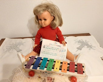 Xylophon Baby, Vintage Xylophon Fisher Price Spielzeug, 1964/1978.
