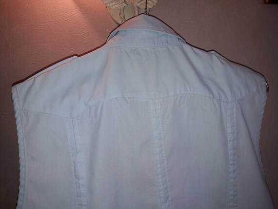 Sleeveless shirt, denim shirt, denim shirt, light… - image 5
