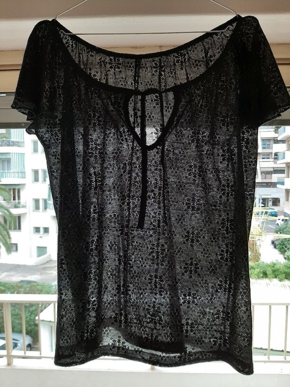 Maurices black lace top deals