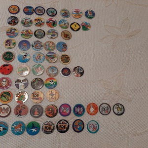Pogs series 1, world pog federation, the world pog federation, WPF, vintage Pogs, Avimage collection, Pogs 1994.