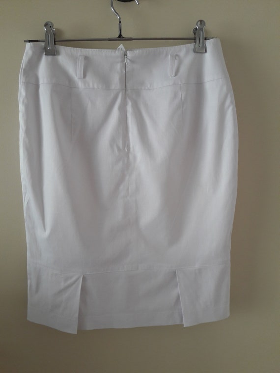 White mini skirt, tulip skirt, pencil skirt, shor… - image 1