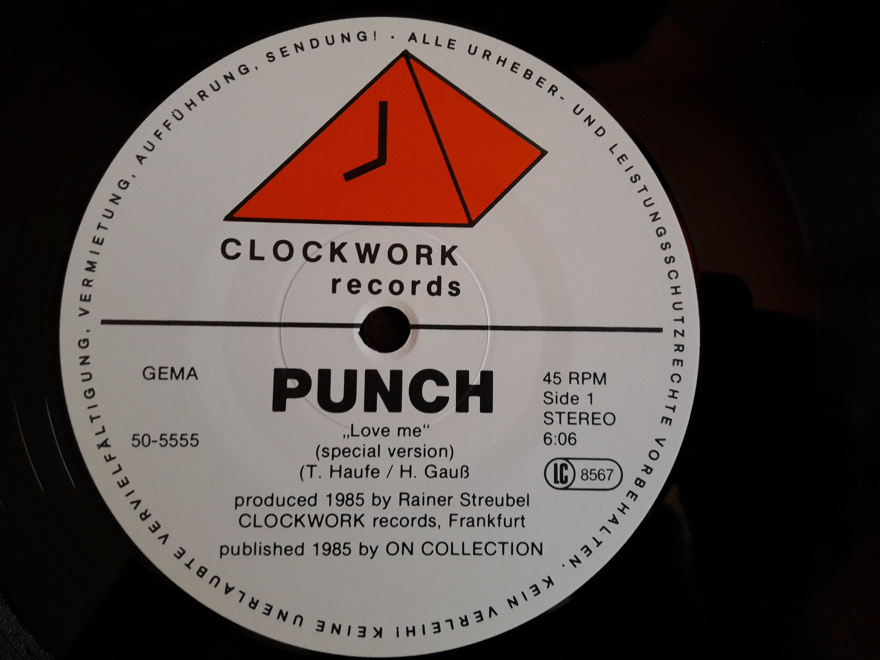 Vintage Vinyl PUNCH Love Me, Special Version, Clockwork Records