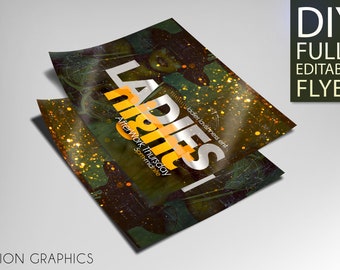 LADIES NIGHT Flyer Template (HD Eflyer) Fully Editable