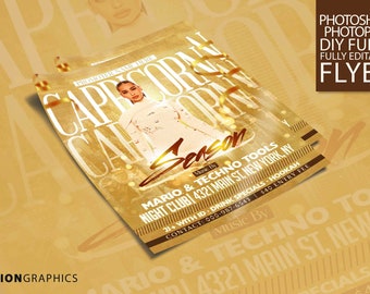 Capricorn Party Flyer: PSD File