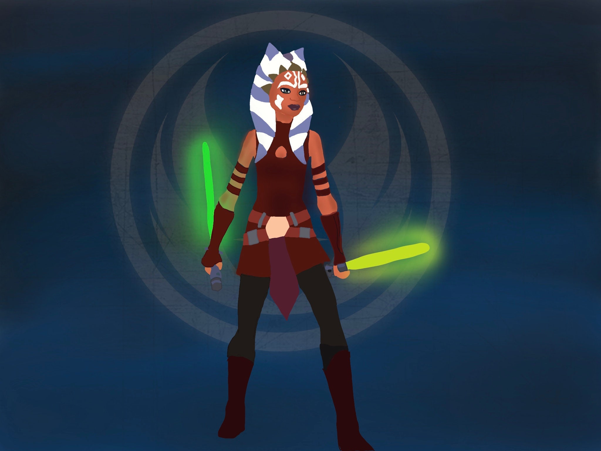 Ashoka Tano Digital Download Wall Art Printable Etsy