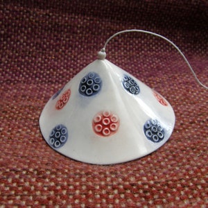 Handmade Ceramic Bell: Garden Patio Decor, Wind Chime