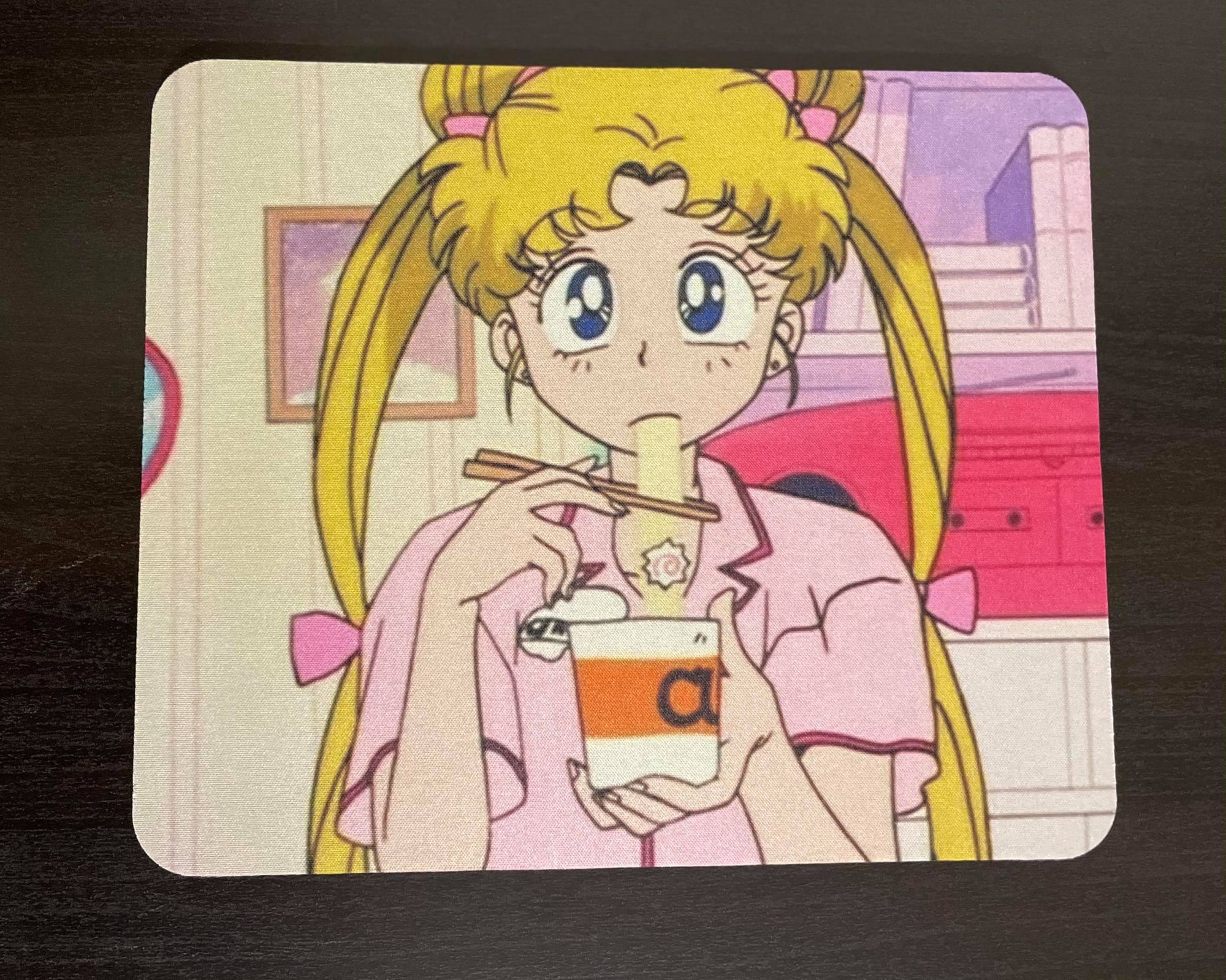 Discover Sailor Moon Kawaii Ramen Noodle PC Computer/ Laptop Mousepad