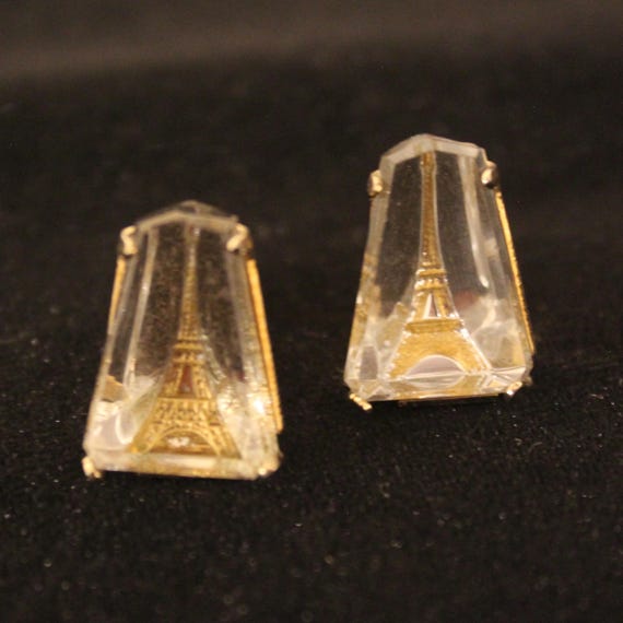 Vintage Swank Eiffel Tower Cuff Links - image 2