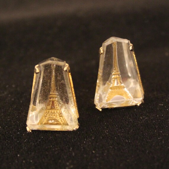 Vintage Swank Eiffel Tower Cuff Links - image 1