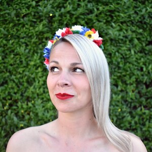 Hairband with meadow flowers