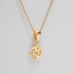 Om Symbol Necklace, Lord Symbol Pendant, Traditional Pendant Necklace, Meditations Jewelry, Yoga Jewelry