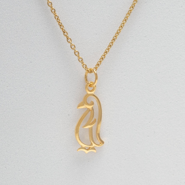 Pinguïn ketting, pinguïn hanger ketting, pinguïn minnaar geschenken, pinguïn sieraden, verjaardagscadeau voor haar, dierlijke sieraden