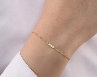 Diamond Bracelet Gift for Mom, Mother’s Day Gift, Anniversary Gift, Gift for Girlfriend, Gift for Best Friend, Wedding Gift
