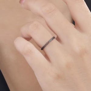 Minimalist Heart Ring, 14K Solid Gold Infinity Heart Ring, Stacking Ring, Promise Ring for Her, Promise Ring