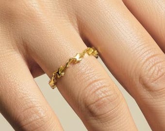 Minimalist Rabbit Ring, Gift for Pet Lover, Animal Ring, Animal Lover Jewelry, Gift for Her