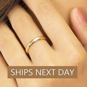 3 mm schlichter Ehering, Ehering der Herren Damen, schlichter Ehering, schlichter Ehering, abgerundeter Ehering, Geschenk zum Muttertag