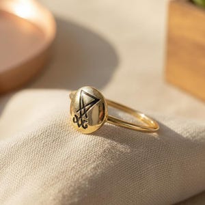 Lucifer Chevalière Bague Lucifer Morningstar Grosse Chevaliere Homme FaithHeart